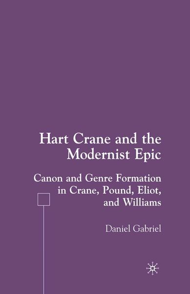 Produktbild: Hart Crane and the Modernist Epic