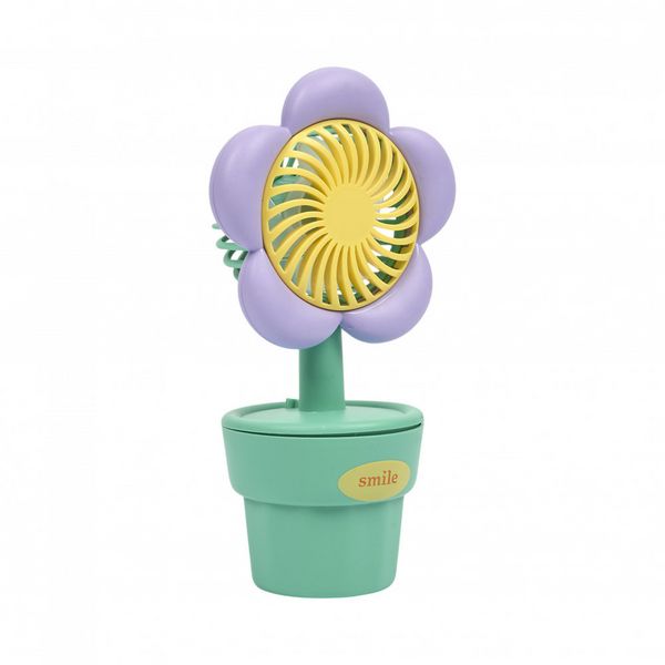 Produktbild: Wiederaufladbarer Blumenventilator, 15,8 cm hoch,