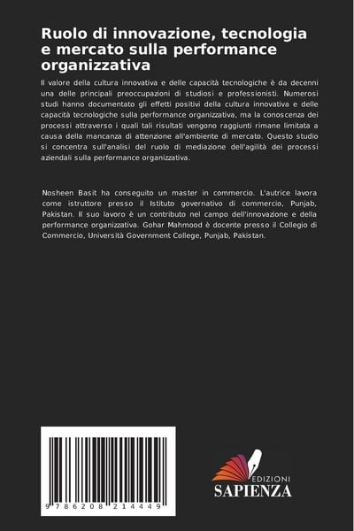 Produktbild: Ruolo di innovazione, tecnologia e mercato sulla performance organizzativa