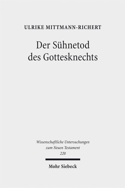 Produktbild: Der S&uuml;hnetod des Gottesknechts