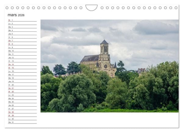 Produktbild: Les visages de l'Anjou (Calendrier mural 2026 DIN A4 vertical), CALVENDO calendrier mensuel