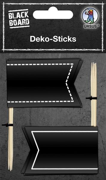 Produktbild: URSUS Blackboard Tafelfolie-Deko-Sticks
