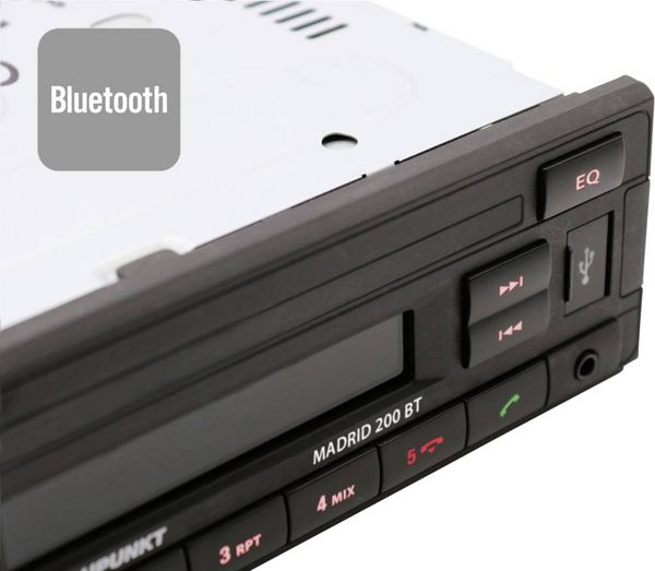 Produktbild: Blaupunkt Madrid 200 BT Autoradio Bluetooth&reg;-Freisprecheinrichtung