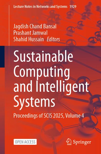 Produktbild: Sustainable Computing and Intelligent Systems