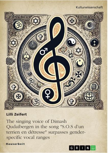 Produktbild: The singing voice of Dimash Qudaibergen in the song "S.O.S d'un terrien en de&acute;tresse" surpasses gender-specific vocal ranges