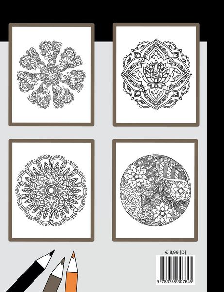 Mandala Sammelband 50 Mandala Motive zum Ausmalen - Mandalas