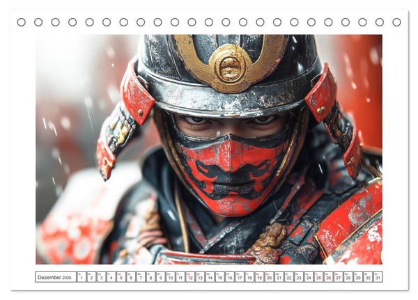 Produktbild: Mein Samurai (Tischkalender 2026 DIN A5 quer), CALVENDO Monatskalender