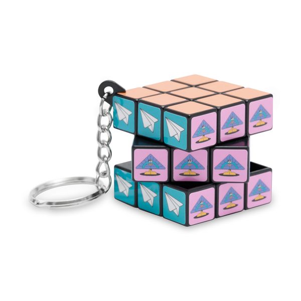Produktbild: Zauberwürfel Schlüsselanhänger 3x3 Space