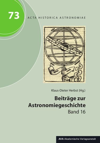 Produktbild: Beitr&auml;ge zur Astronomiegeschichte
