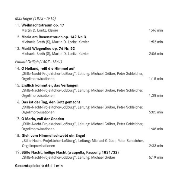 Produktbild: CD &raquo;Stille Nacht, heilige Nacht&laquo;