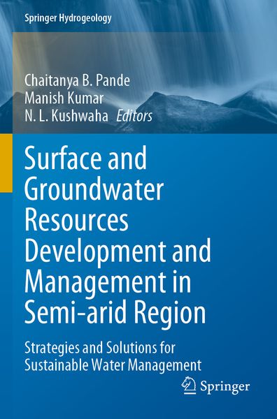 Produktbild: Surface and Groundwater Resources Development and Management in Semi-arid Region