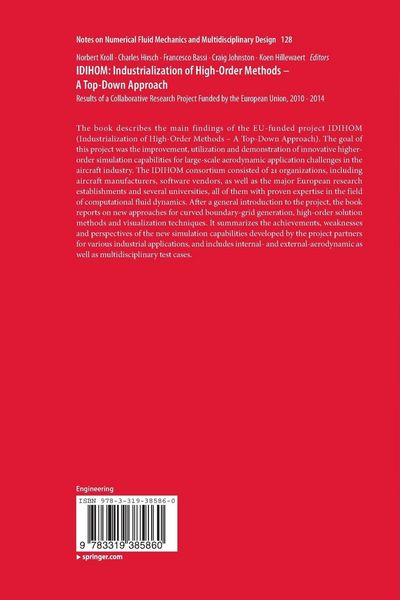 Produktbild: IDIHOM: Industrialization of High-Order Methods - A Top-Down Approach