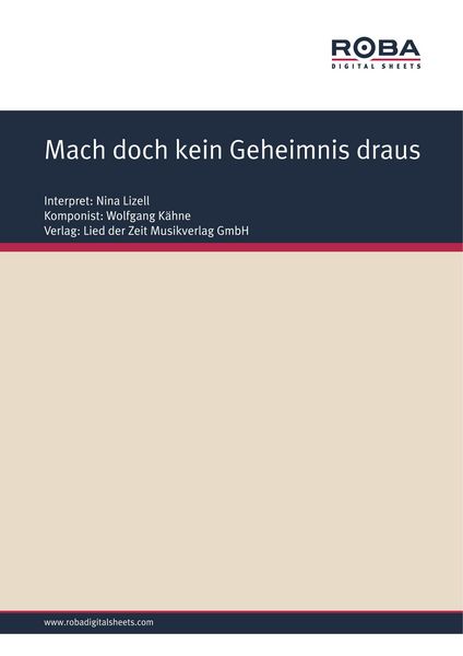 Produktbild: Mach doch kein Geheimnis draus