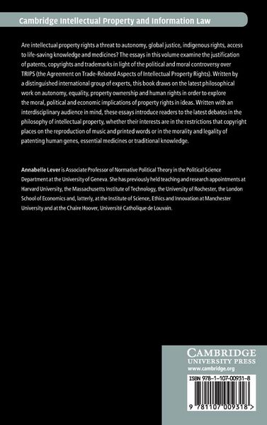 Produktbild: New Frontiers in the Philosophy of Intellectual Property