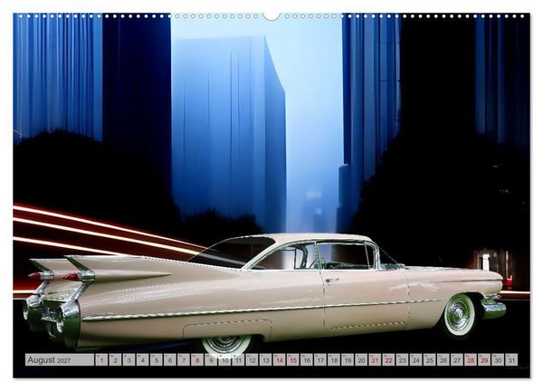Produktbild: US Classic Cars im Jet-Age (Wandkalender 2027 DIN A2 quer), CALVENDO Monatskalender