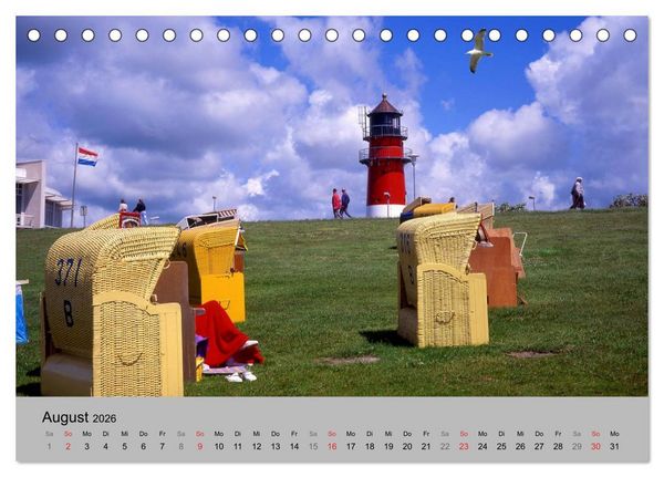 Produktbild: Deutschlands sch&ouml;ner Norden (Tischkalender 2026 DIN A5 quer), CALVENDO Monatskalender