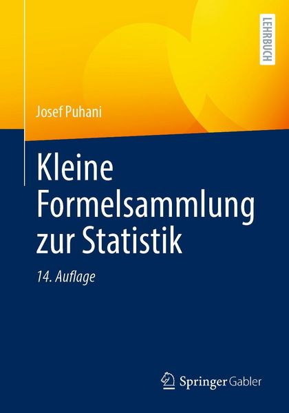 Produktbild: Kleine Formelsammlung zur Statistik