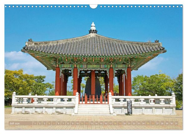 Produktbild: S&uuml;dkorea: Zwischen gelbem und japanischem Meer (Wandkalender 2026 DIN A3 quer), CALVENDO Monatskalender