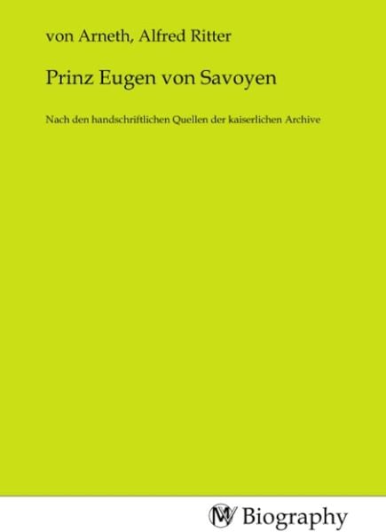 Produktbild: Prinz Eugen von Savoyen