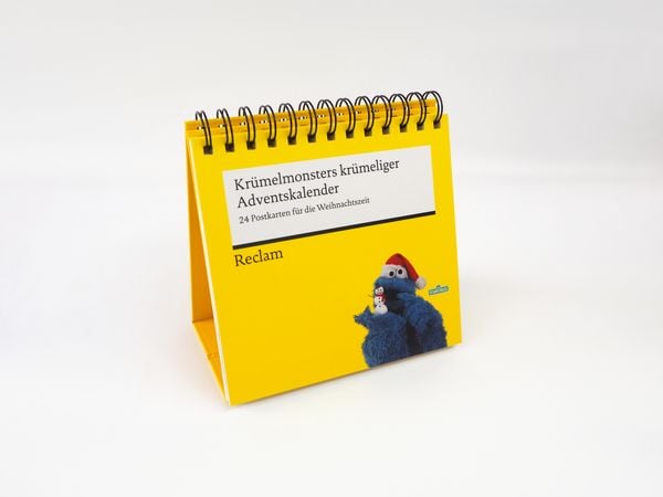 Produktbild: Kr&uuml;melmonsters kr&uuml;meliger Adventskalender. 24 Postkarten f&uuml;r die Weihnachtszeit (Advents-Postkartenaufsteller)