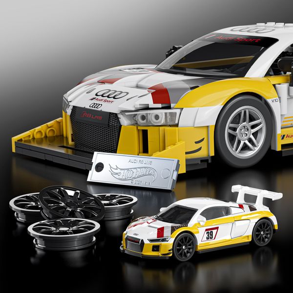 Produktbild: Mattel Brick Shop Hot Wheels Elite Audi