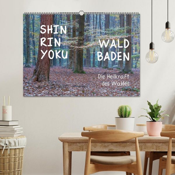 Produktbild: Shinrin yoku - Waldbaden 2026 (Wandkalender 2026 DIN A2 quer), CALVENDO Monatskalender
