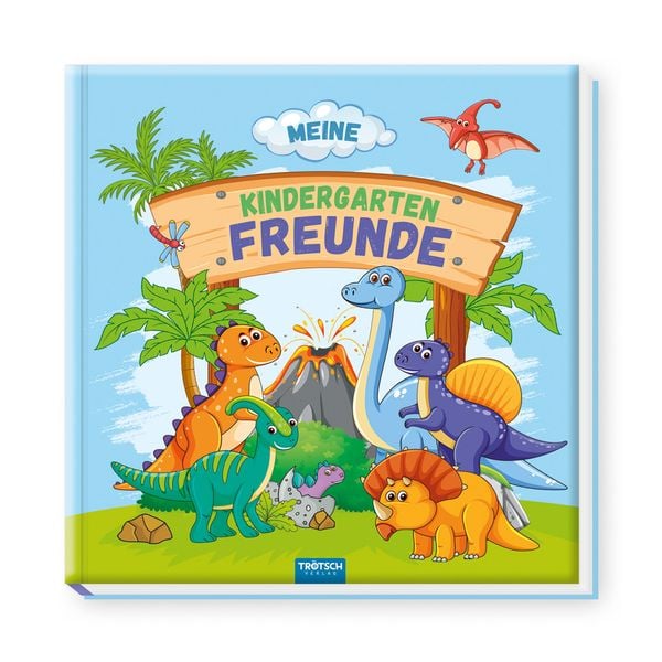 Produktbild: Tr&ouml;tsch Freundebuch Meine Kindergartenfreunde Dinosaurier
