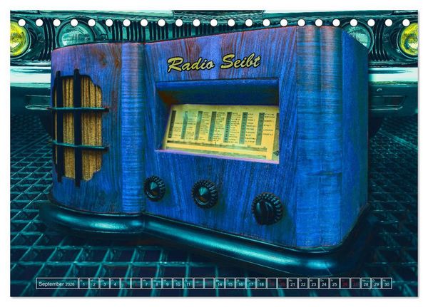 Produktbild: Lebensfreude Radio (Tischkalender 2026 DIN A5 quer), CALVENDO Monatskalender