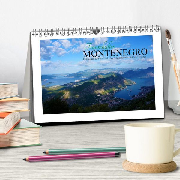 Produktbild: Traumhaftes Montenegro - Entdecken Sie die Perle der Adria im S&uuml;den Europas (Tischkalender 2026 DIN A5 quer), CALVENDO Monatskalender