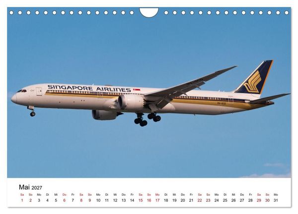Produktbild: Boeing 787 Kalender (Wandkalender 2027 DIN A4 quer), CALVENDO Monatskalender
