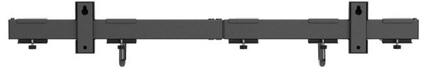 Produktbild: Elevar LBM09-03 Fahrradwandhalter Anzahl Einstellpl&auml;tze=3 Stahl, Kunststoff Schwarz