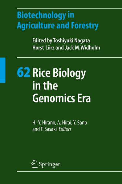 Produktbild: Rice Biology in the Genomics Era