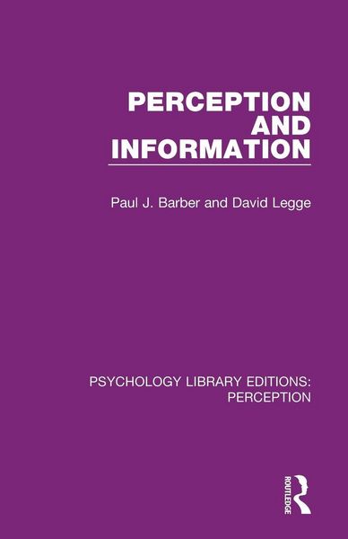 Produktbild: Perception and Information