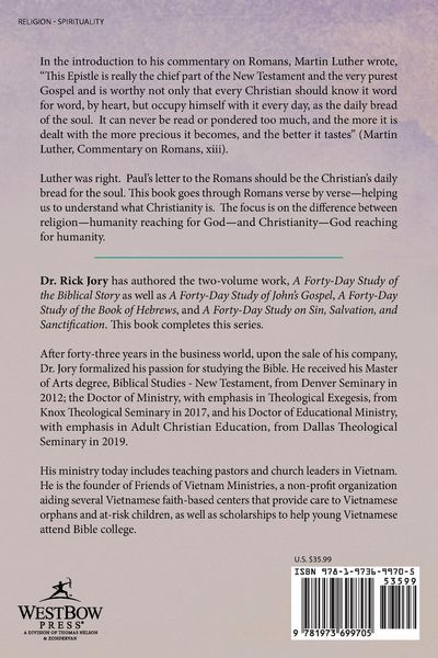Produktbild: A Forty-Day Study of Paul's Letter to the Romans