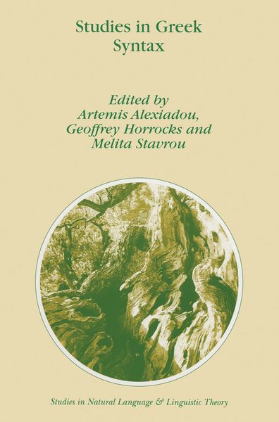 Produktbild: Studies in Greek Syntax