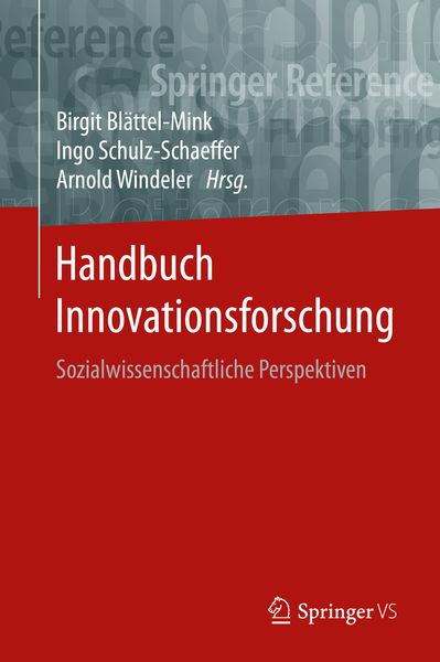 Produktbild: Handbuch Innovationsforschung