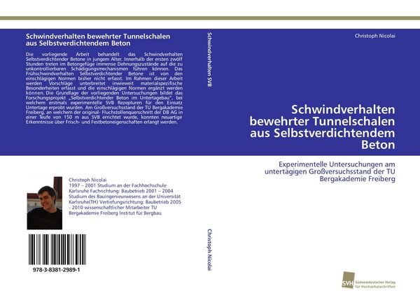 Produktbild: Schwindverhalten bewehrter Tunnelschalen aus Selbstverdichtendem Beton
