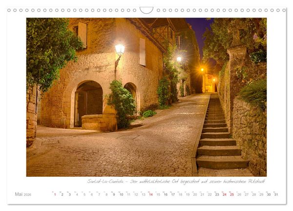 Produktbild: Sehnsucht Perigord - Frankreichs S&uuml;dwesten an der Dordogne (Wandkalender 2026 DIN A3 quer), CALVENDO Monatskalender