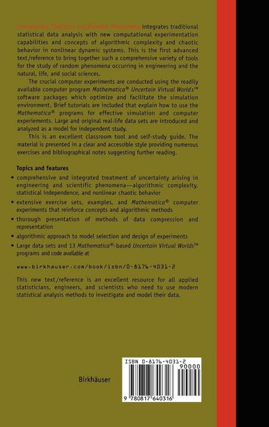 Produktbild: Introductory Statistics and Random Phenomena
