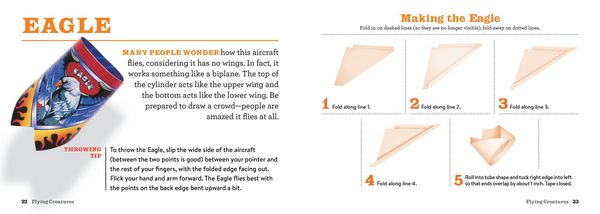 Produktbild: Flying Creatures Paper Airplane Book