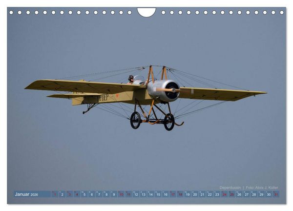 Produktbild: Historische Propellerflugzeuge 2026 (Wandkalender 2026 DIN A4 quer), CALVENDO Monatskalender