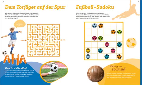 Produktbild: WAS IST WAS Rätseln und Stickern: Fußball