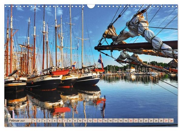 Produktbild: Hanse Sail - Rostock. Du bist so sch&ouml;n (Wandkalender 2027 DIN A3 quer), CALVENDO Monatskalender