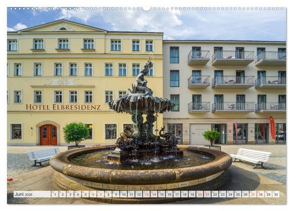 Produktbild: Bad Schandau Impressionen (hochwertiger Premium Wandkalender 2026 DIN A2 quer), Kunstdruck in Hochglanz