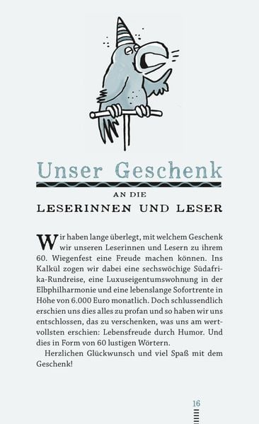 Produktbild: Das b&ouml;se Buch zum 60