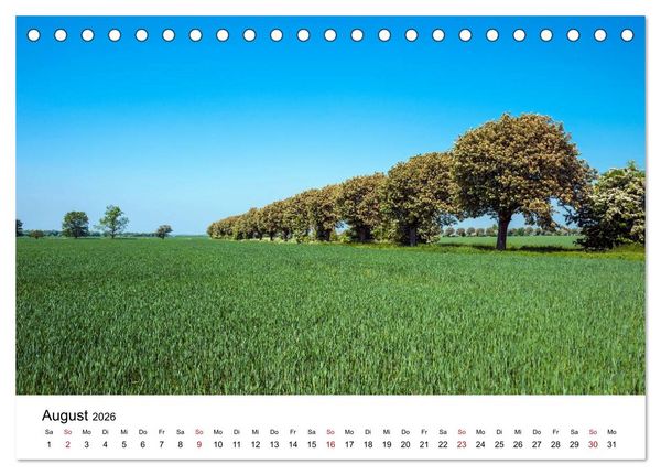 Produktbild: Fehmarn - "fe mer" nat&uuml;rlich "am Meer gelegen" (Tischkalender 2026 DIN A5 quer), CALVENDO Monatskalender
