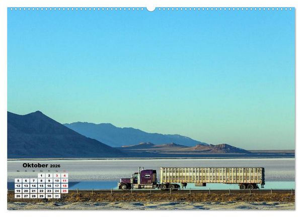Produktbild: US-Trucks. Faszination Langhauber (Wandkalender 2026 DIN A2 quer), CALVENDO Monatskalender