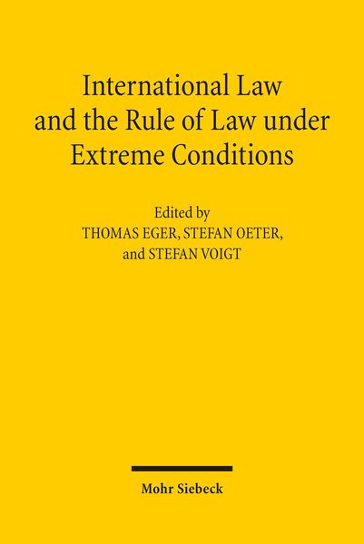 Produktbild: International Law and the Rule of Law under Extreme Conditions