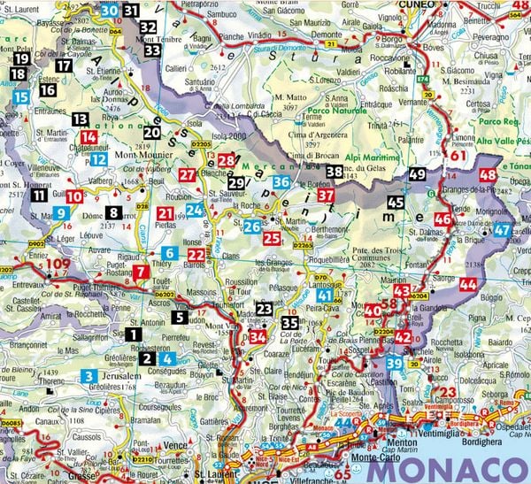 Produktbild: Alpes Maritimes (Rother Guide de randonn&eacute;es)