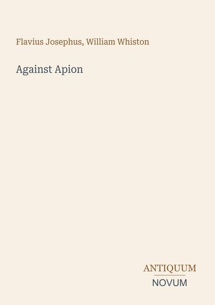 Produktbild: Against Apion